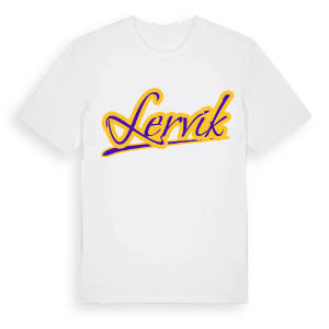 Lervik baseball t-shirt – ekologisk bomull t-shirt från Pinshirt