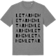 Mid Heather Gray t-shirt med Letarhem ordlek t-shirt
