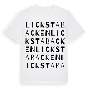 Lickstabacken ordlek t-shirt – ekologisk bomull t-shirt från Pinshirt