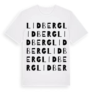 Lidberg ordlek t-shirt – ekologisk bomull t-shirt från Pinshirt