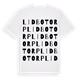 Lidbotorp ordlek t-shirt