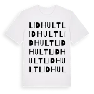 Lidhult ordlek t-shirt – ekologisk bomull t-shirt från Pinshirt