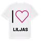 Jag älskar Liljas t-shirt stort tryck