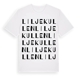 Liljekullen ordlek t-shirt – ekologisk bomull t-shirt från Pinshirt
