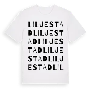 Liljestad ordlek t-shirt – ekologisk bomull t-shirt från Pinshirt