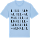 Blue Soul t-shirt med Lill-Alma ordlek t-shirt