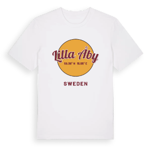 Lilla Åby cirkel t-shirt – ekologisk bomull t-shirt från Pinshirt