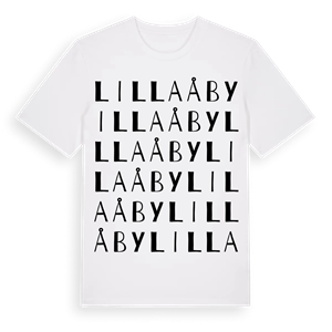 Lilla Åby ordlek t-shirt – ekologisk bomull t-shirt från Pinshirt