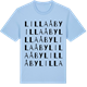 Blue Soul t-shirt med Lilla Åby ordlek t-shirt