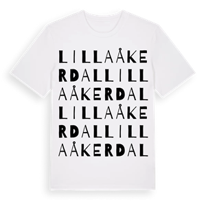 Lilla Åkerdal ordlek t-shirt – ekologisk bomull t-shirt från Pinshirt