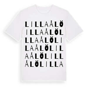 Lilla Ålö ordlek t-shirt – ekologisk bomull t-shirt från Pinshirt