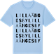 Blue Soul t-shirt med Lilla Ängesby ordlek t-shirt