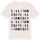 Vintage White t-shirt med Lilla Ängesby ordlek t-shirt