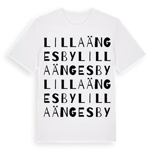 Lilla Ängesby ordlek t-shirt – ekologisk bomull t-shirt från Pinshirt