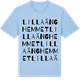 Blue Soul t-shirt med Lilla Änghemmet ordlek t-shirt
