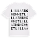 Lilla Änghemmet ordlek t-shirt