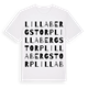 Lilla Bergstorp ordlek t-shirt