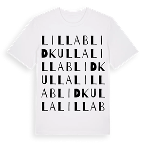 Lilla Blidkulla ordlek t-shirt – ekologisk bomull t-shirt från Pinshirt