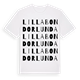 Lilla Bondorlunda ordlek t-shirt