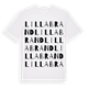 Lilla Brand ordlek t-shirt