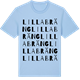 Blue Soul t-shirt med Lilla Bräng ordlek t-shirt