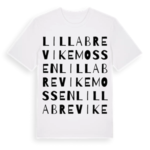 Lilla Brevikemossen ordlek t-shirt – ekologisk bomull t-shirt från Pinshirt
