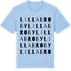 Blue Soul t-shirt med Lilla Broby ordlek t-shirt