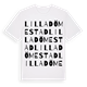 Lilla Dömestad ordlek t-shirt