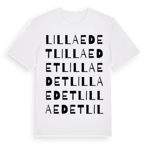Lilla Edet ordlek t-shirt – ekologisk bomull t-shirt från Pinshirt