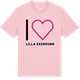 Pink Cotton t-shirt med Jag älskar Lilla Ekebrunn t-shirt stort tryck