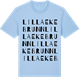 Blue Soul t-shirt med Lilla Ekebrunn ordlek t-shirt