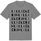 Mid Heather Gray t-shirt med Lilla Ekerum ordlek t-shirt
