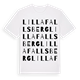 Lilla Fallsberg ordlek t-shirt