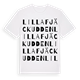 Lilla Fjäckudden ordlek t-shirt