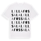 Lilla Fossala ordlek t-shirt