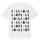Lilla Gallarp ordlek t-shirt