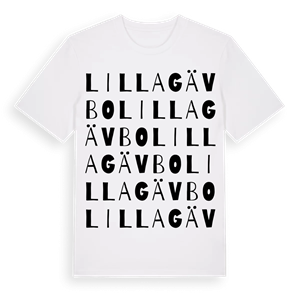 Lilla Gävbo ordlek t-shirt – ekologisk bomull t-shirt från Pinshirt