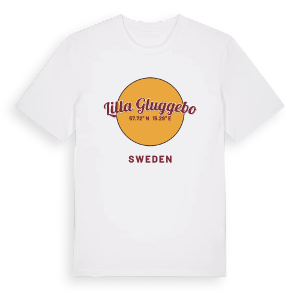 Lilla Gluggebo cirkel t-shirt – ekologisk bomull t-shirt från Pinshirt