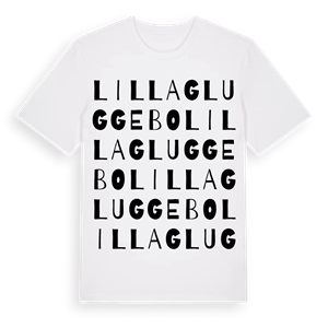 Lilla Gluggebo ordlek t-shirt – ekologisk bomull t-shirt från Pinshirt