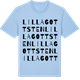 Blue Soul t-shirt med Lilla Gottsten ordlek t-shirt
