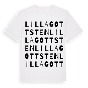 Lilla Gottsten ordlek t-shirt – ekologisk bomull t-shirt från Pinshirt