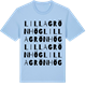 Blue Soul t-shirt med Lilla Grönhög ordlek t-shirt