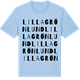 Blue Soul t-shirt med Lilla Grönlund ordlek t-shirt