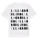 Lilla Grönlund ordlek t-shirt