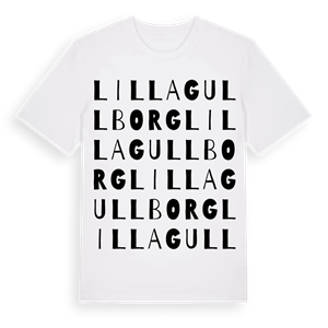 Lilla Gullborg ordlek t-shirt – ekologisk bomull t-shirt från Pinshirt