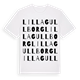 Lilla Gullborg ordlek t-shirt