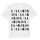 Lilla Gusum ordlek t-shirt