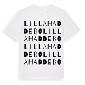 Lilla Haddebo ordlek t-shirt – ekologisk bomull t-shirt från Pinshirt