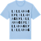 Blue Soul t-shirt med Lilla Hagby ordlek t-shirt