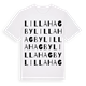 Lilla Hagby ordlek t-shirt